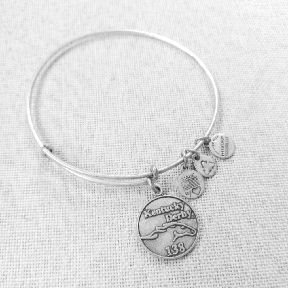 Alex and Ani KENTUCKY DEBERY 138TH Charms Bracelet adjustable Size